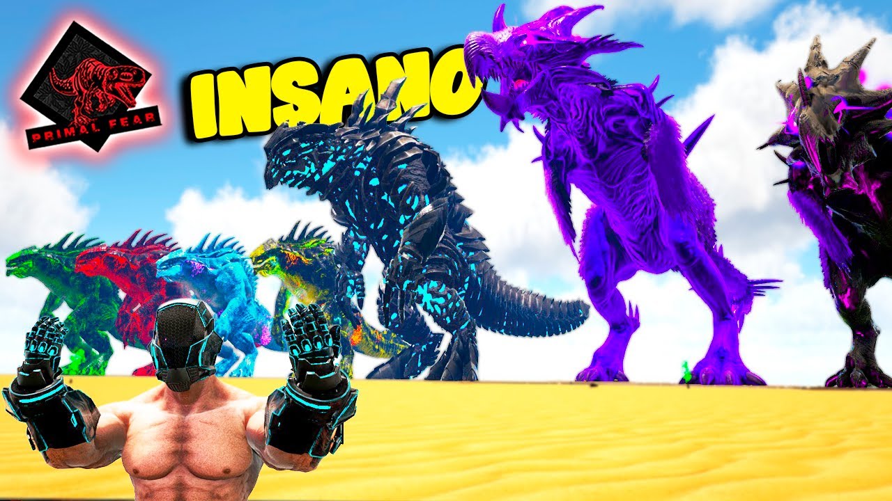 SUPER ESPECIAL DE PRIMAL FEAR! DOMEI OS BOSSES NÃO DOMAVEIS!! - ARK PRIMAL FEAR 