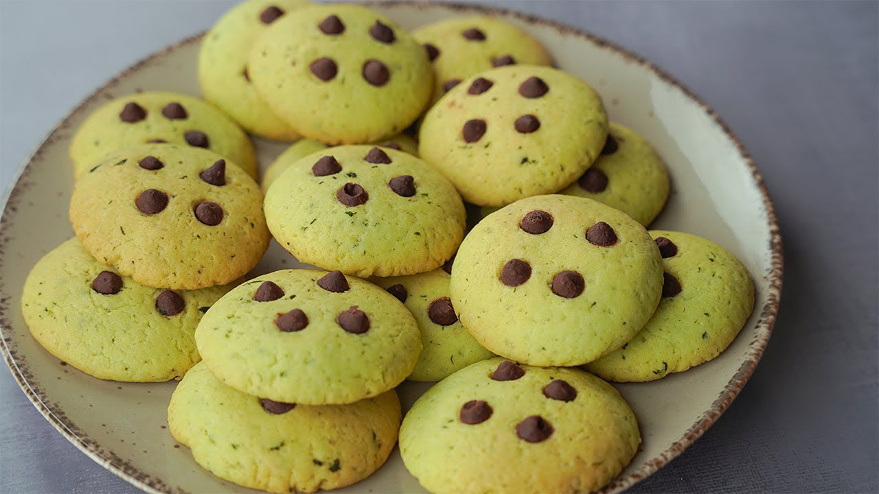 Mint Cookies Recipe | Mint Chocolate Chips Cookies Recipe Without Oven | Yummy