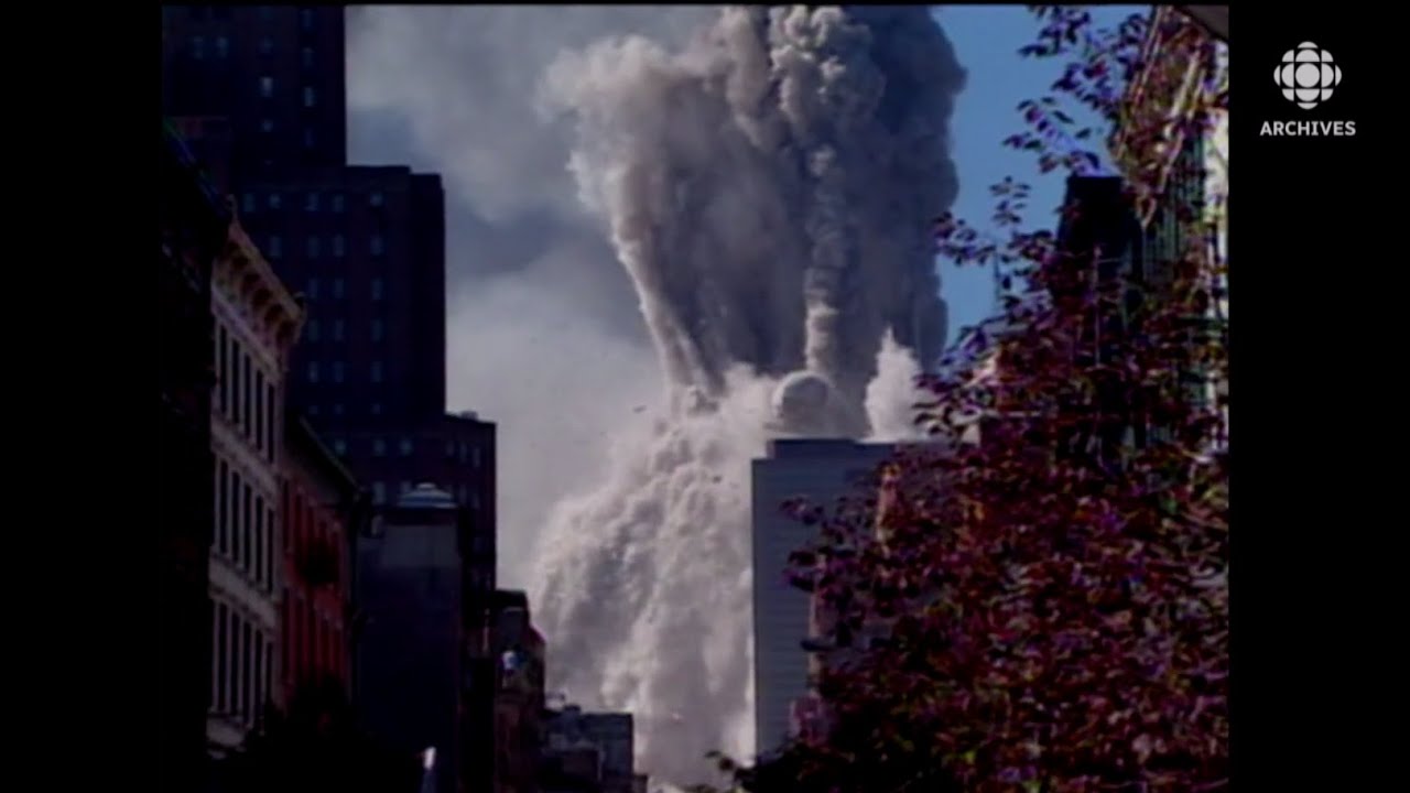En 2001, Claude Deschênes commente les attentats du World Trade Center à New York