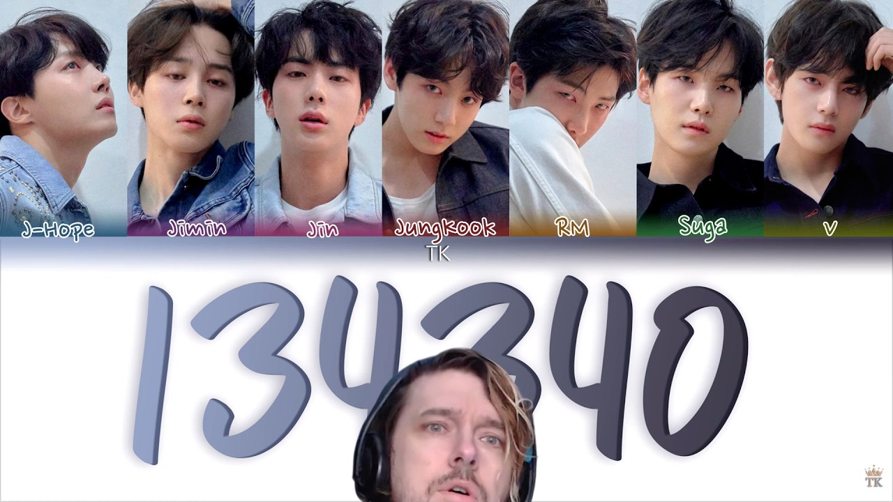 Вечный просит не бить за реакт на BTS – 134340 [ПЕРЕВОД НА РУССКИЙ/КИРИЛЛИЗАЦИЯ Color Coded Lyrics]
