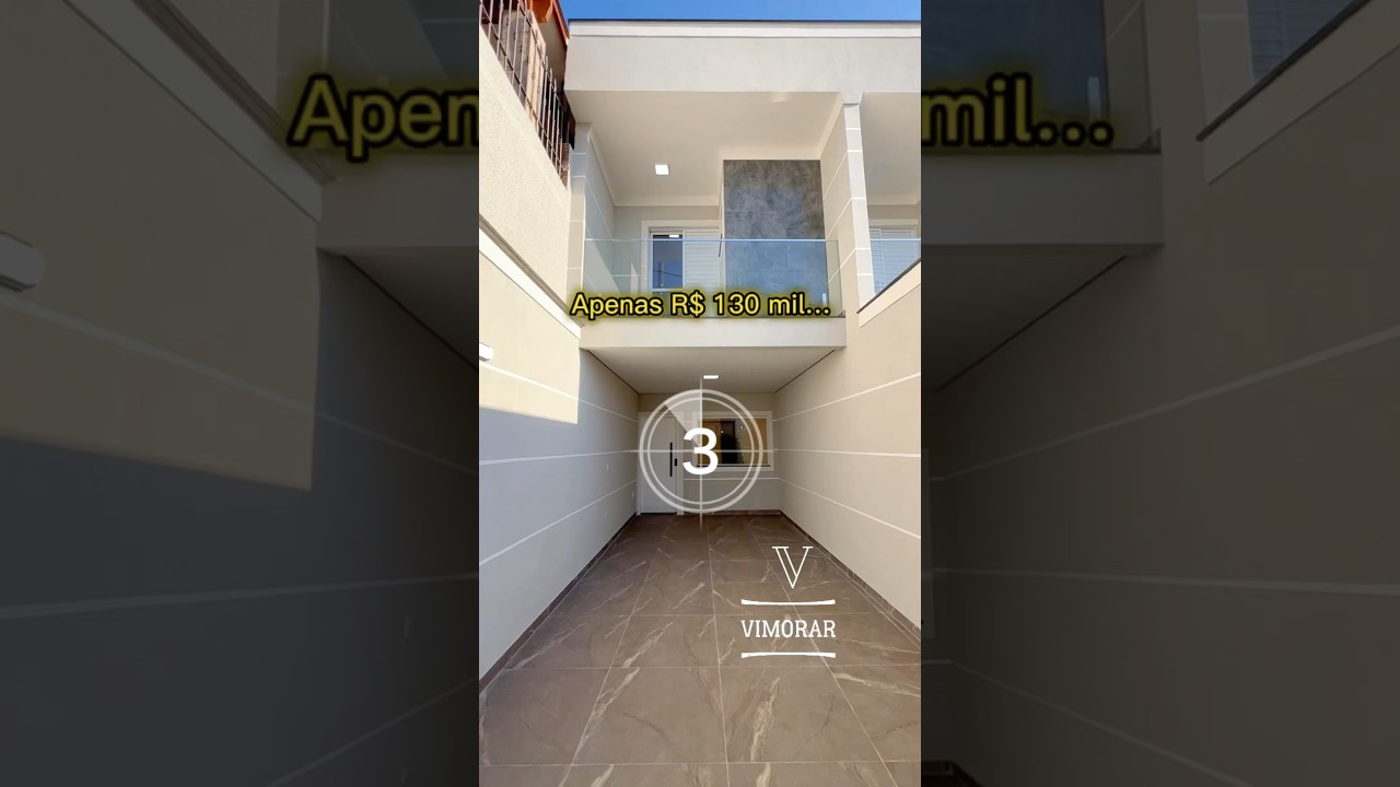 Olha s&oacute; essa casa constru&iacute;da em terreno de 3 x 20metros. Como isso &eacute; poss&iacute;vel 😳😳