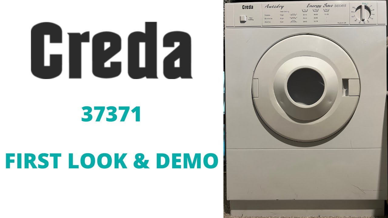 Creda Autodry Energy Save Series 37371 Compact Tumble Dryer - First Look & Demo