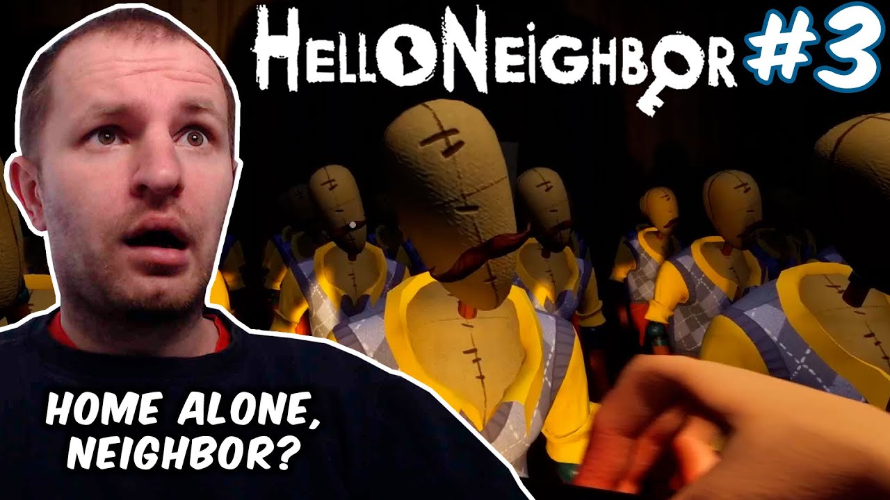 ПРИВЕТ СОСЕД МОД ОДИН ДОМА, ГЛУБОКО ВНИЗУ АКТ 3 | Hello Neighbor mod Home Alone, Neighbor?