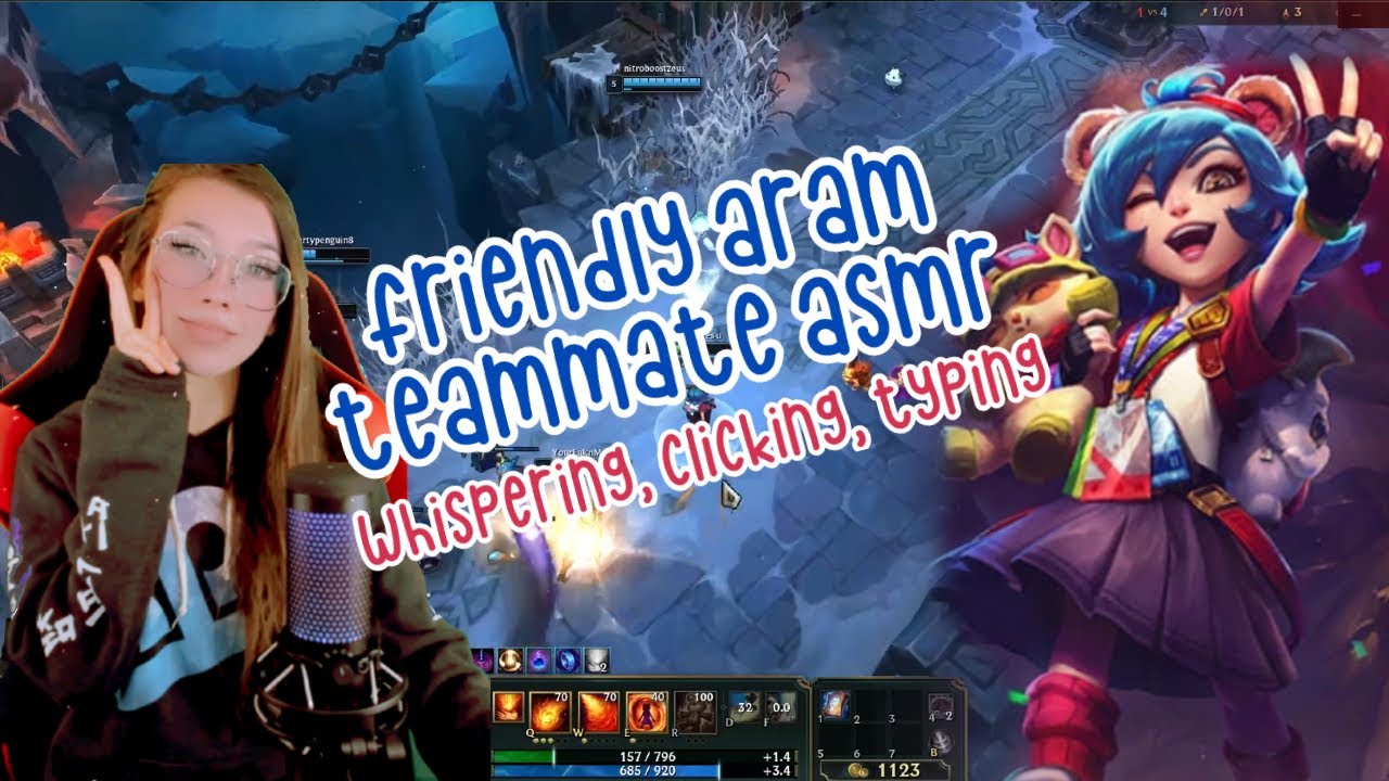 FRIENDLY ARAM TEAMMATE ASMR (whispering, clicking, typing) (no ads)