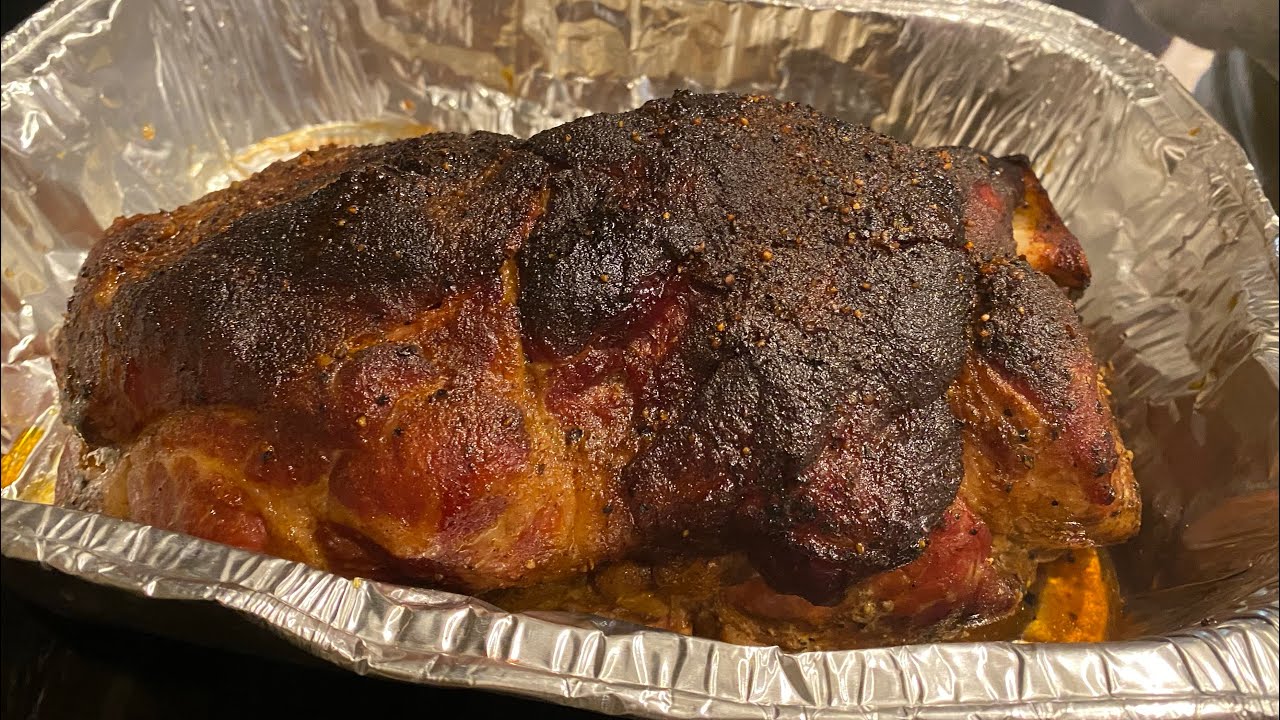 Pork Shoulder on Gas Grill @MeatChurchBBQ