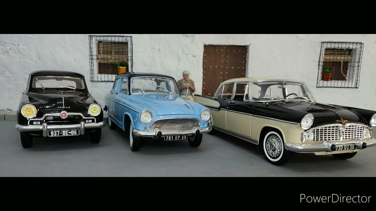Simca P60 Aronde Montlhery escala 1:18 de Norev