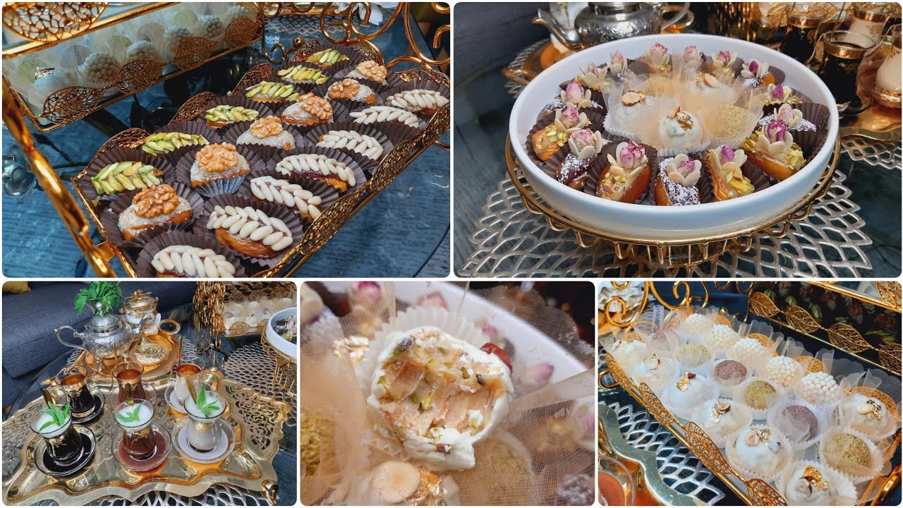 اقتراح وصفات للشاي تمر محشي بثلاث حشوات رائعة les truffes بذوق جديد  بنة عالمية  وعصير الاجاص المنعش