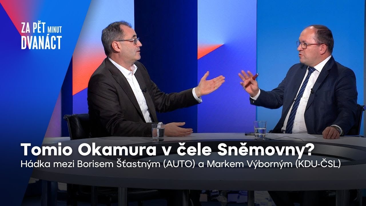 Štastný vs. Výborný: Ostrá hádka o rozpočtu i vedení Sněmovny | Za pět minut dvanáct