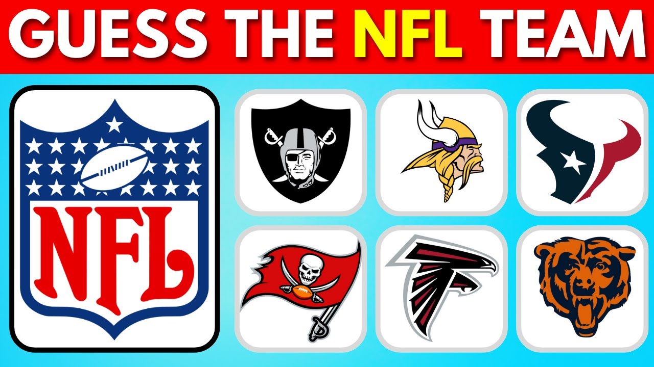 Guess The NFL Team Logo Quiz 🏈 | Can You Guess All 32 NFL Teams? ✅🎯