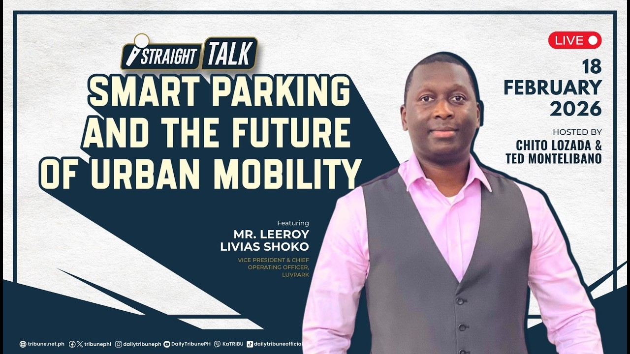LIVE: Smart Parking and the Future of Urban Mobility I Straight Talk I 18 February 2026 I Wednesday