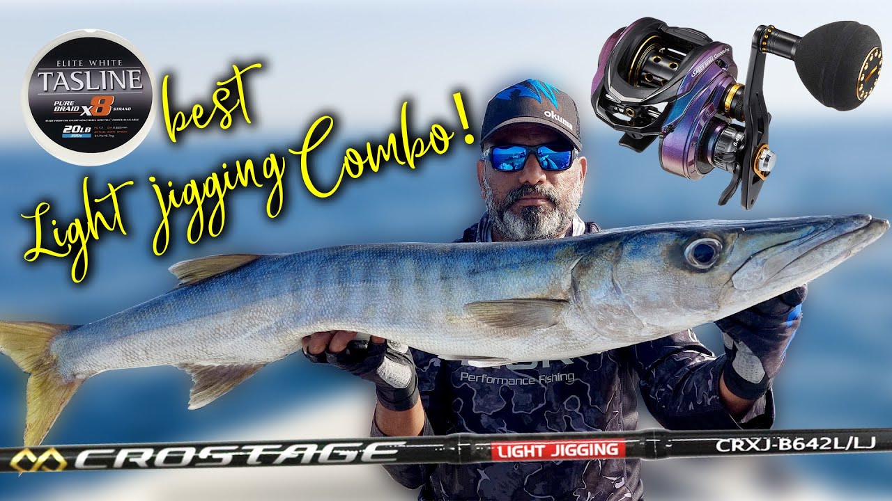 BIG FISH on Light jigging tackle setup - Megabass Hari