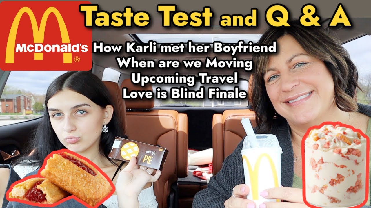 Trying McDonald's Strawberry Shortcake McFlurry & Strawberry Cream Pie Q & A