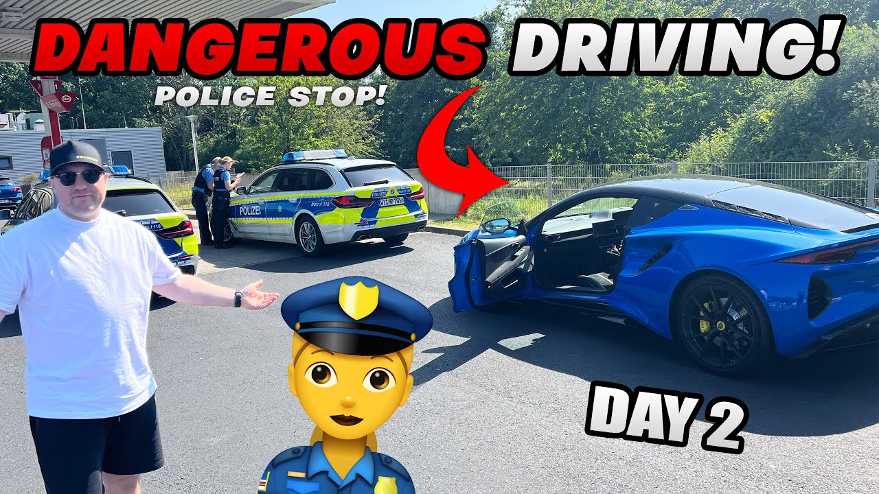 AUTOBAHN POLICE ARRESTED US FOR SPEEDING & DANGEROUS DRIVING (EUROTRIP DAY 2)