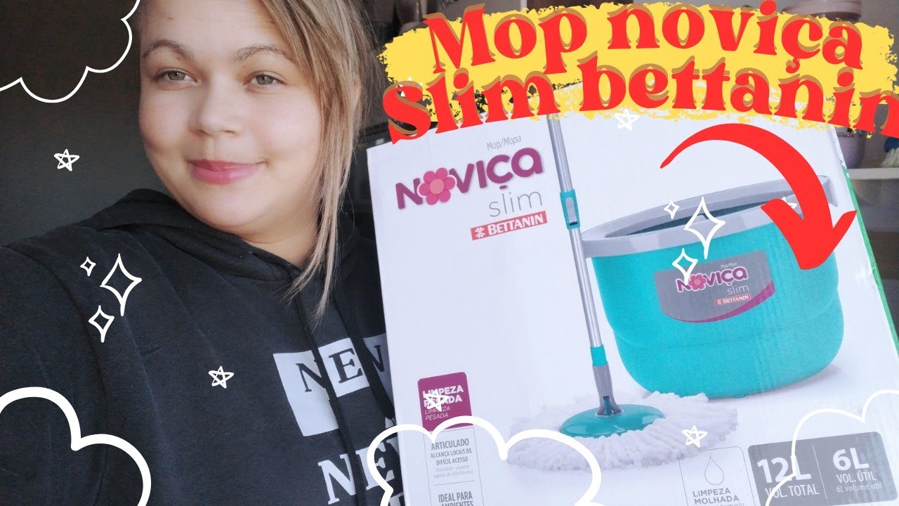 Mop giratória noviça slim bettanin/ testando junto com vocês