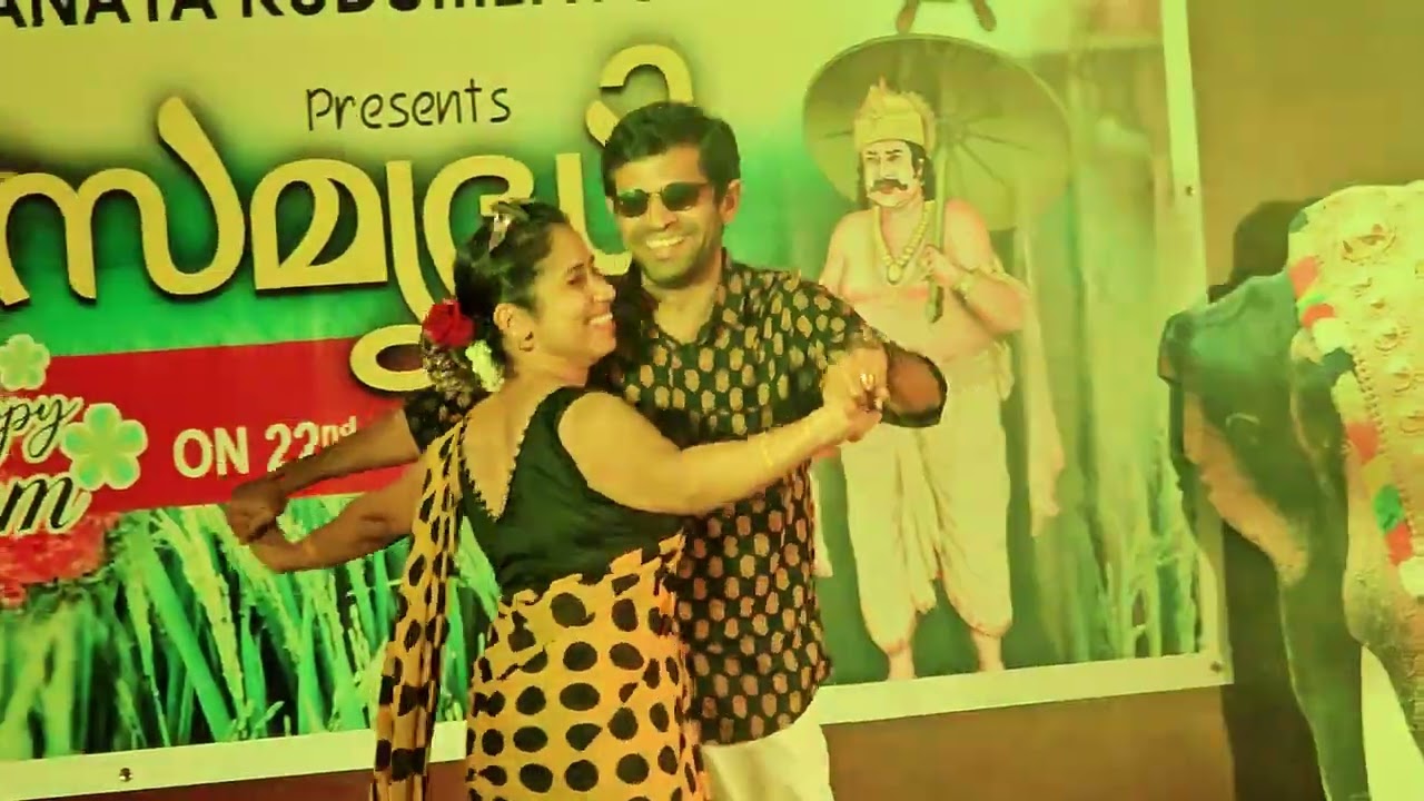 Couple dance performance at Onam 2024 by ADKK members