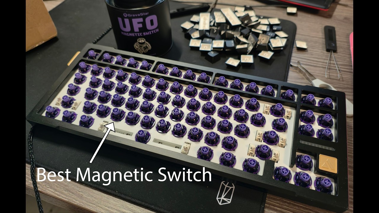 Wooting 80HE x Gravastar UFO switch