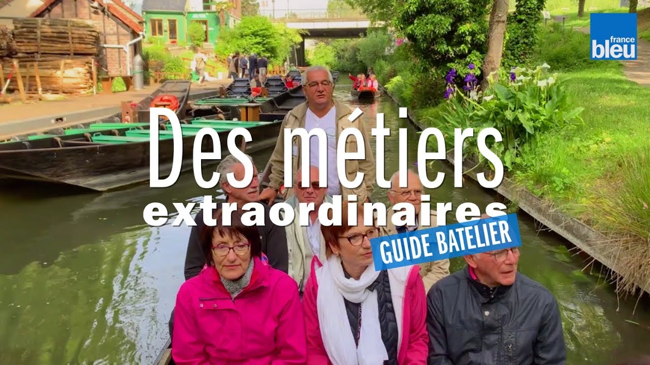 Métiers extraordinaires : guide batelier aux hortillonages d'Amiens