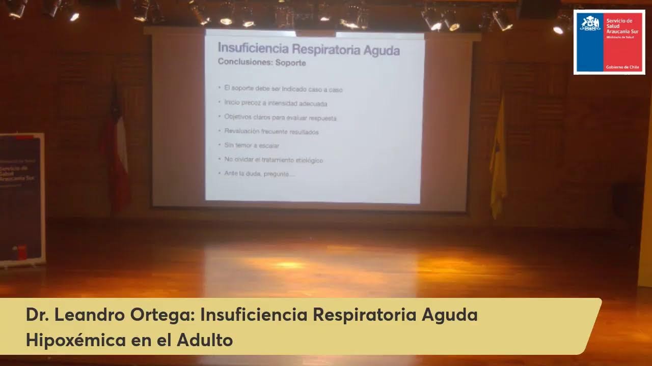 2da Jornada de Salud Respiratoria: Insuficiencia Respiratoria Aguda