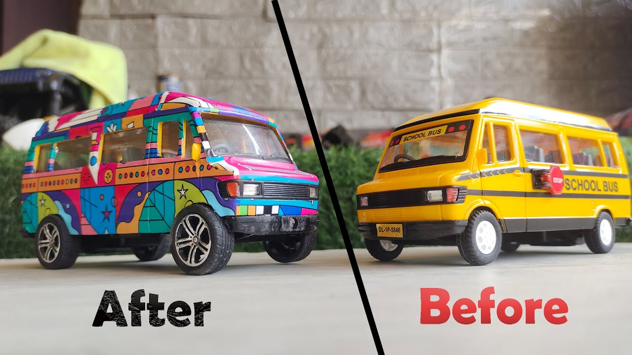 FORCE Traveller Bus Wrap || Diecast Model Modified || Centy Toys