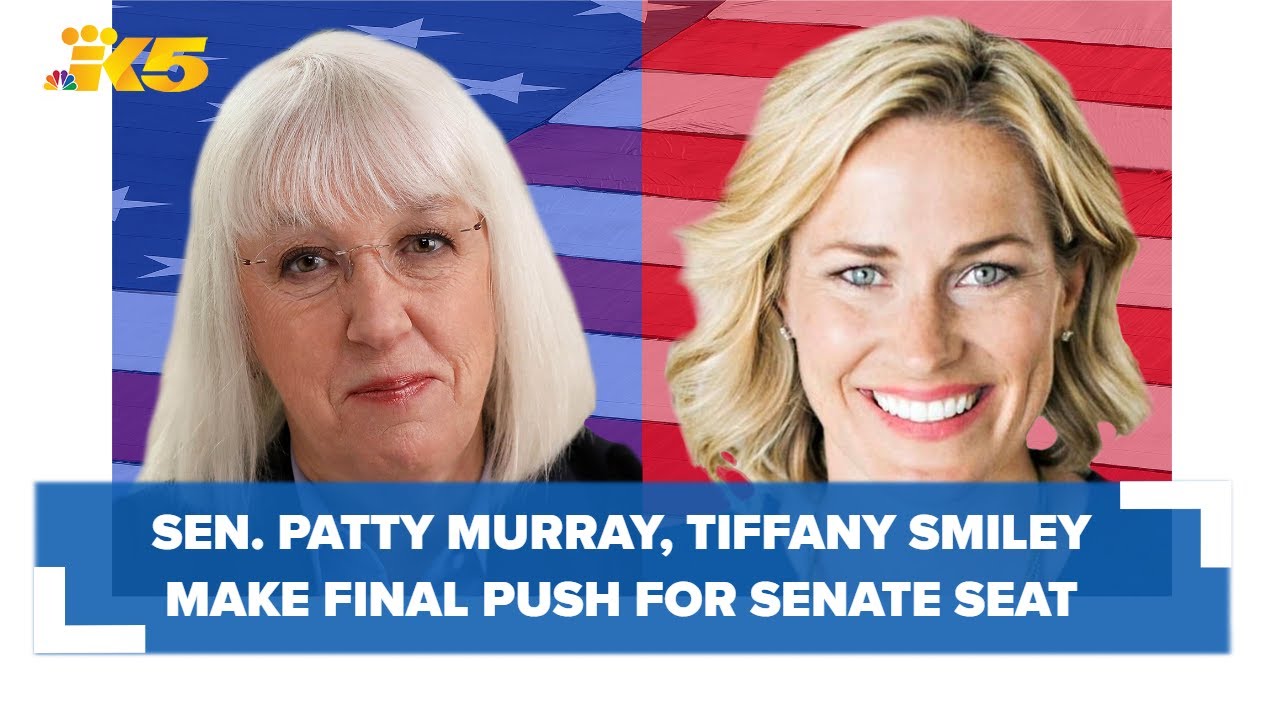 US Senate candidates Murray, Smiley make final push ahead of Election Day