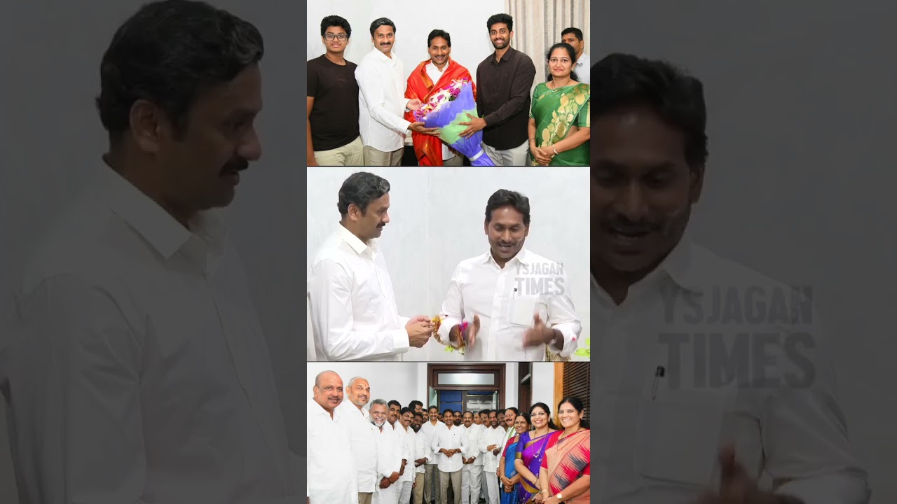 వైయస్ జగన్&zwnj;ను కలిసిన డిప్యూటీ ఛైర్మన్ తూమాటి మాధవరావు.. అవకాశం కల్పించినందుకు కృతజ్ఞతలు!  #ysrcp