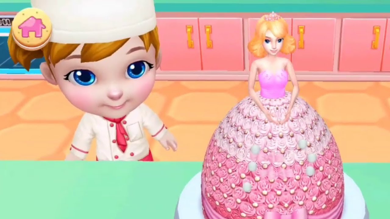 Real Cake Maker Game for Kids, Bake Cakes, Design and Decorate, Best Cooking Game for Kids