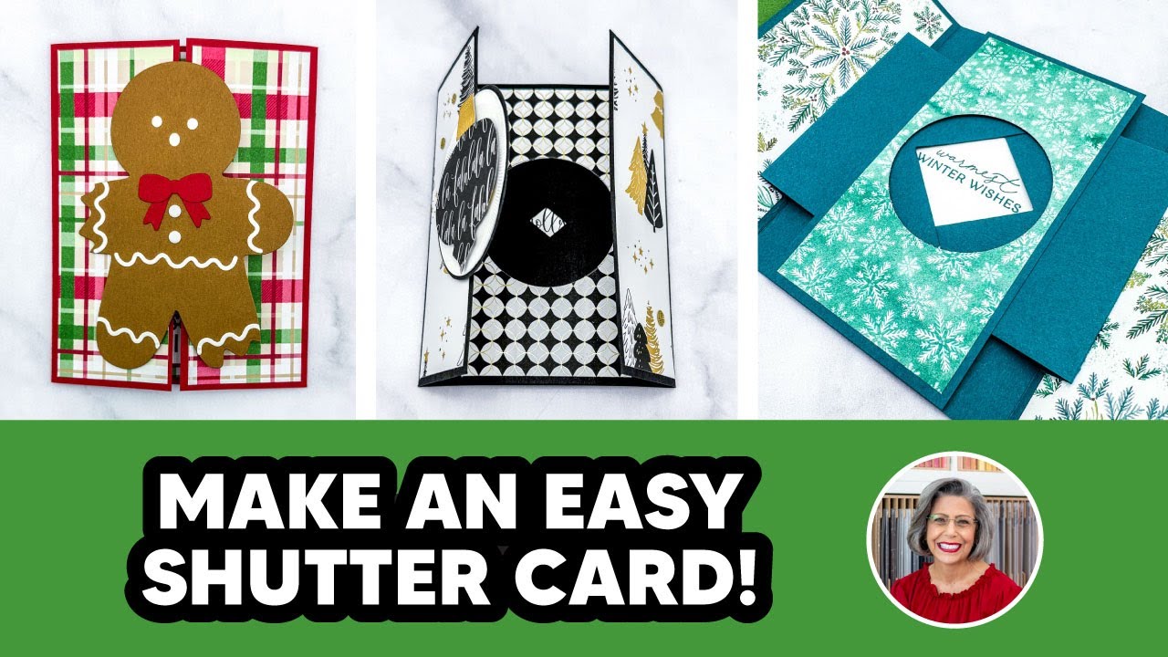 Make an Easy Shutter Card for Christmas | DIY Holiday Card Ideas