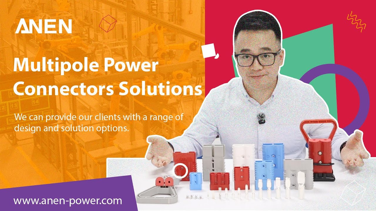 Multipole connectors compatible with international brands/www.anen-power.com#power #forklift #anen