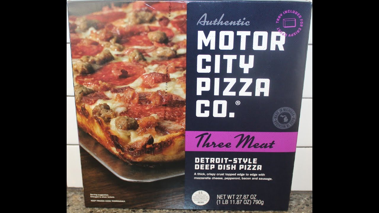 Authentic Motor City Pizza Co. Three Meat Pizza Review