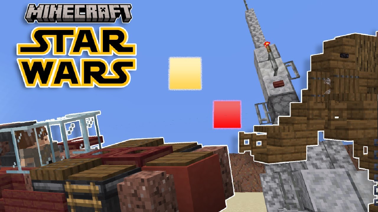 Minecraft | STAR WARS TATOOINE BUILD HACKS | 10 Tatooine Inspired Builds - TUTORIAL