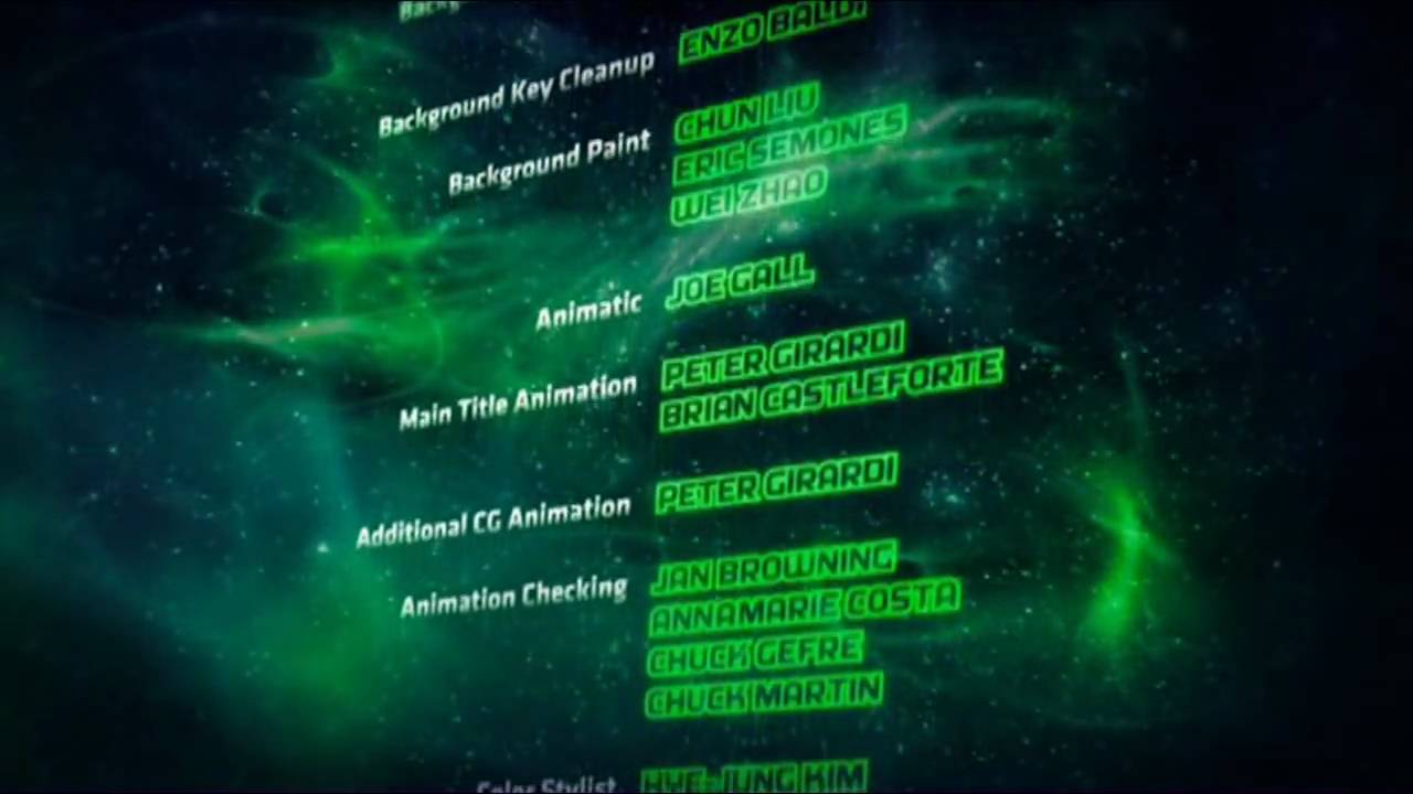 greenlantern first flight credits