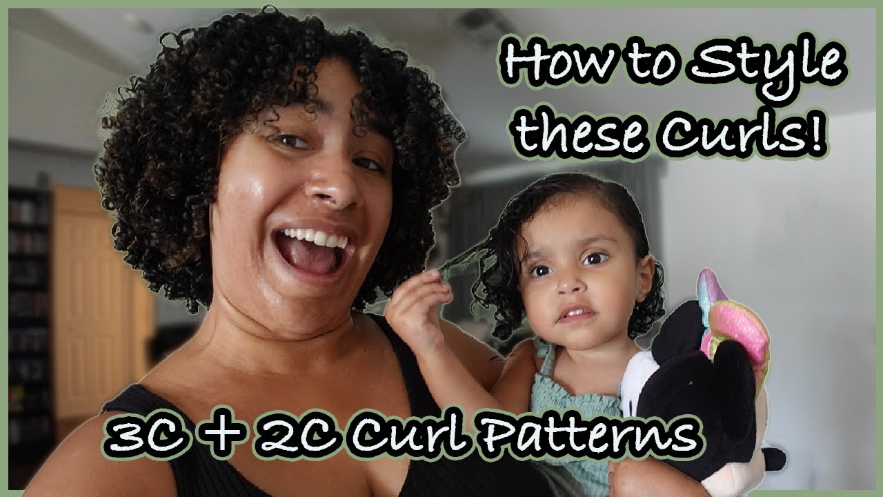How I Style My 3C Curly Hair and My Toddler’s 2C Curls Too! | Real Mom Hair Routine