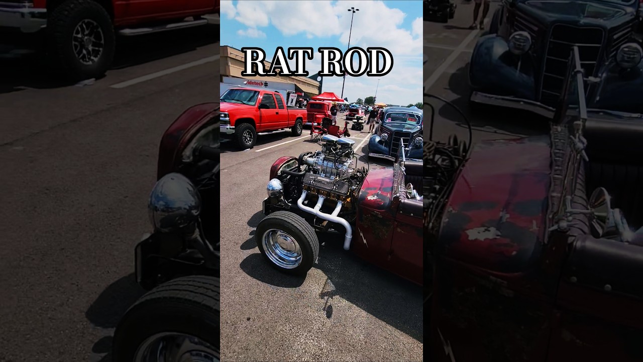 🔥 Blown Dual Quad V8 Rat Rod Roadster at the 2025 NSRA Street Rod Nationals Car Show #hotrod