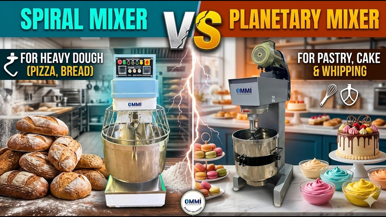 Spiral Mixer Vs Planetary Mixer | Your Bakery 🥯 is incomplete without this mixer | “Dough” “Mixer”