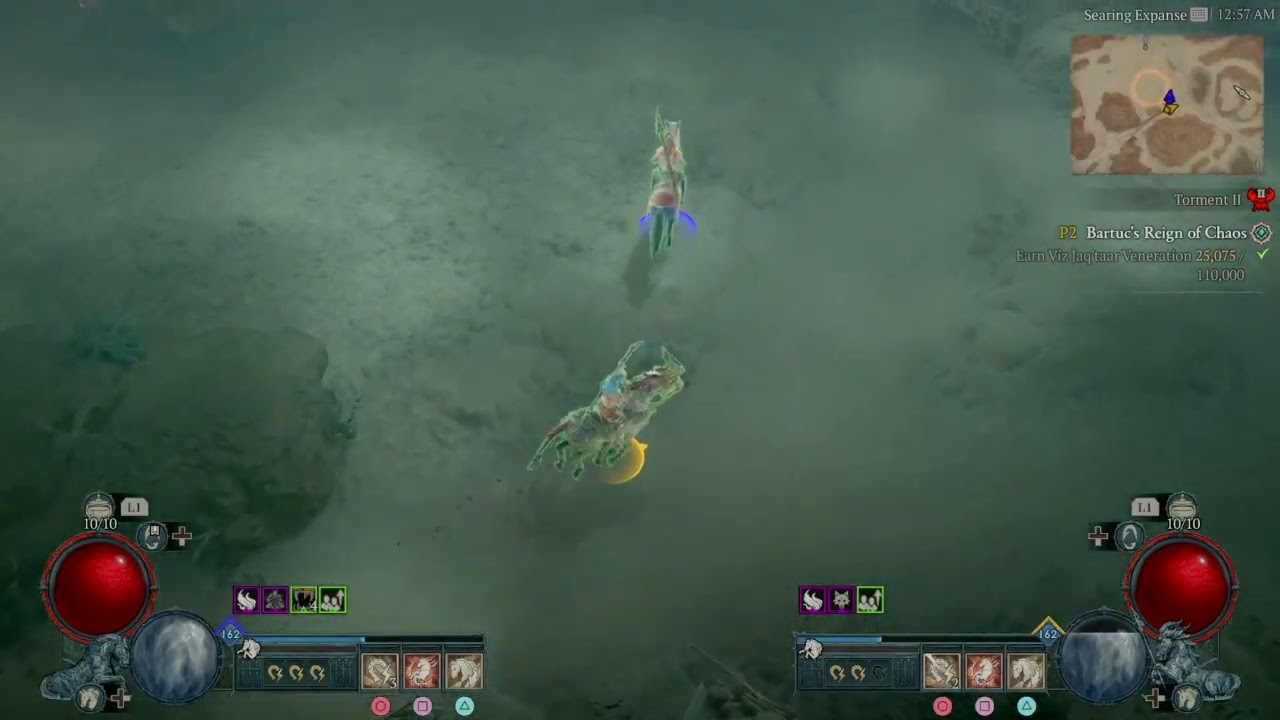 Diablo 4 S10 Spiritborn Altar of Ruin Stronghold fight I Local coop I Couple Game I torment2