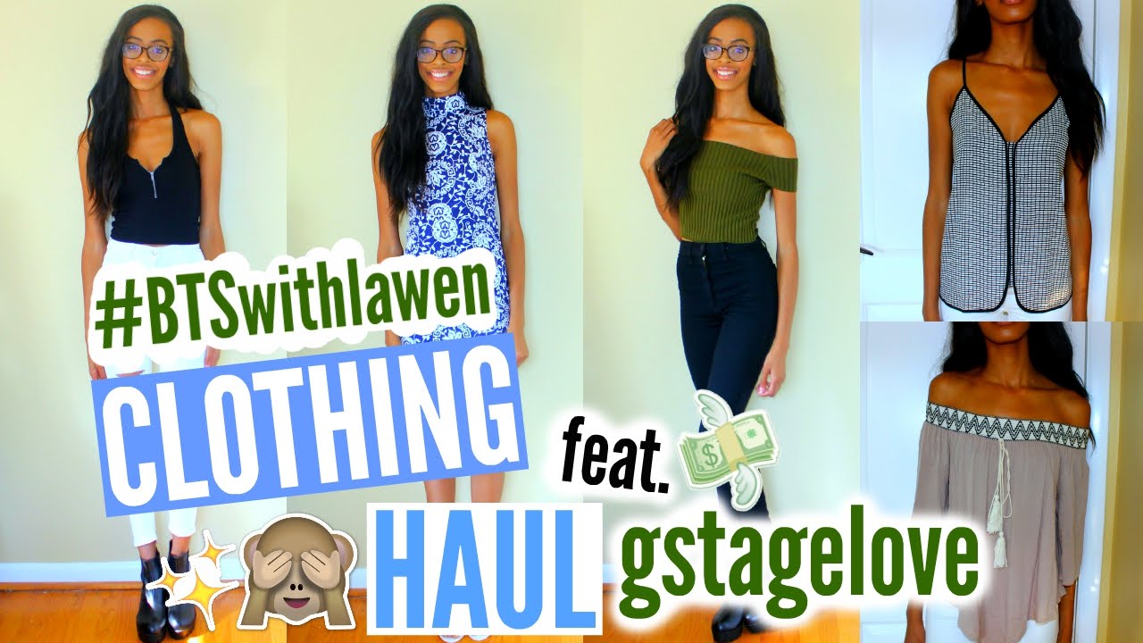 Back To School Try-On Clothing Haul 2015 | Gstagelove • Lawenwoss