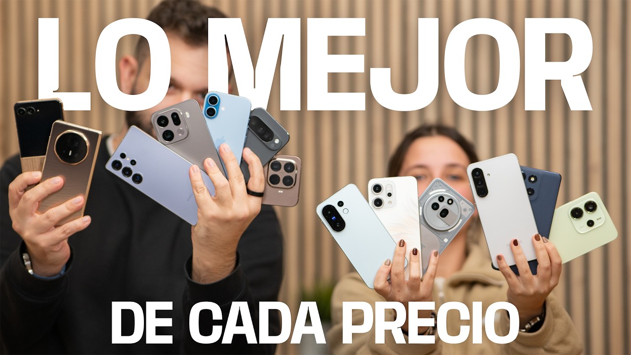 Los MEJORES M&Oacute;VILES en cada PRECIO de este 2025!