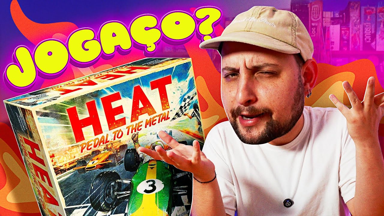 HEAT - Um jogo de CORRIDA cheio de ADRENALINA!! - Review & Regras Resumidas