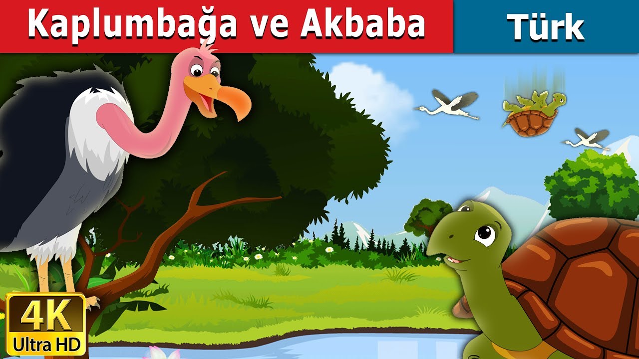 Kaplumbağa ve Akbaba | Tortoise and Vulture in Turkish | Turkish Fairy Tales