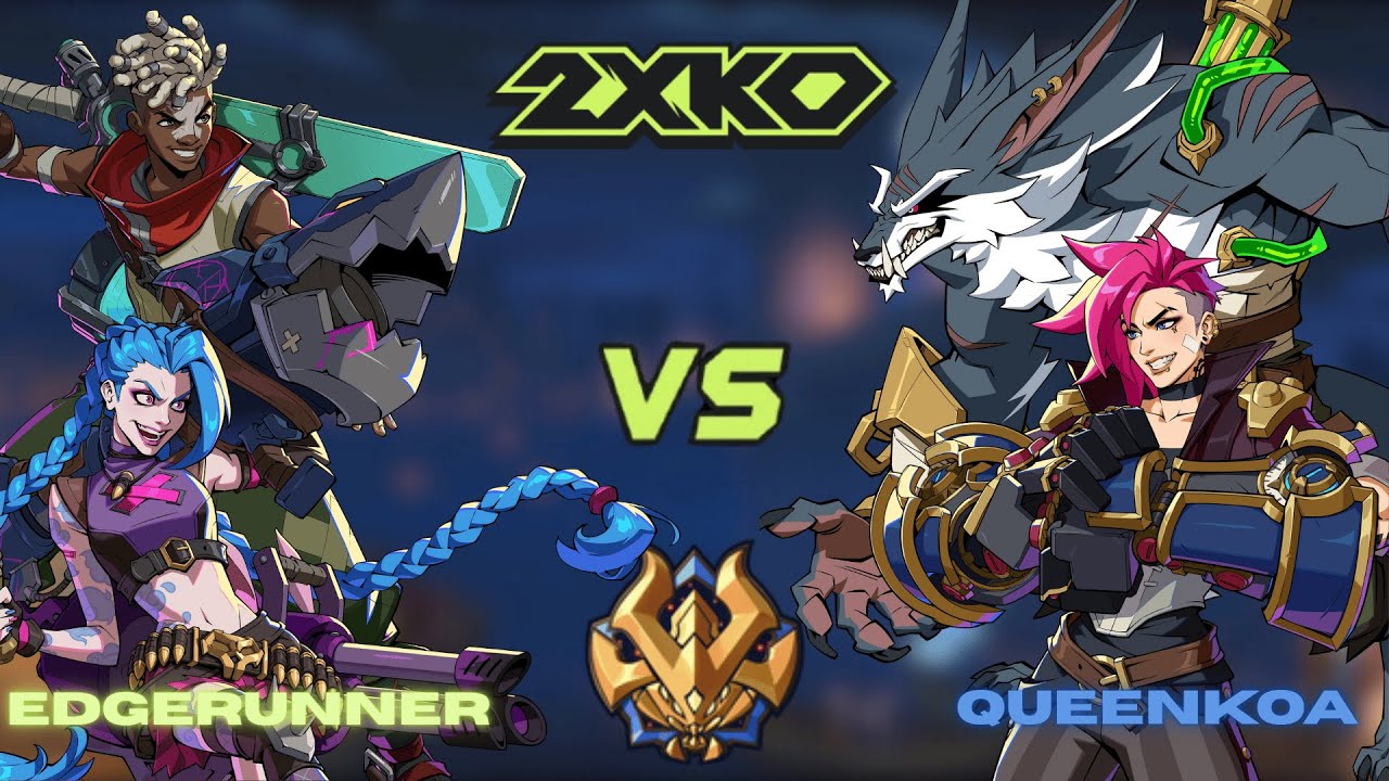 2XKO FT3 ▰  Edgerunner ( Jinx / Ekko ) vs QueenKoa (Vi / Warwick) #2xko #leagueoflegends #lol