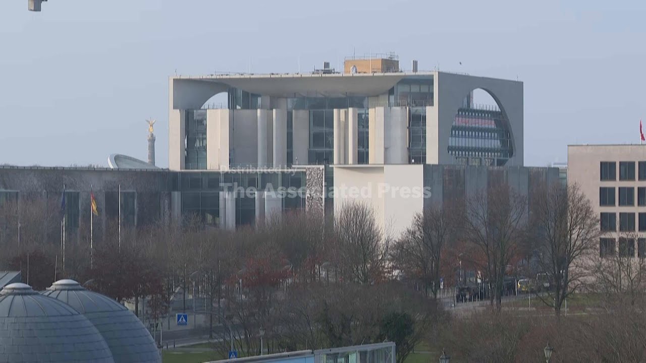 Preparations and arrivals underway at German Chancellery for Ukraine peace talks