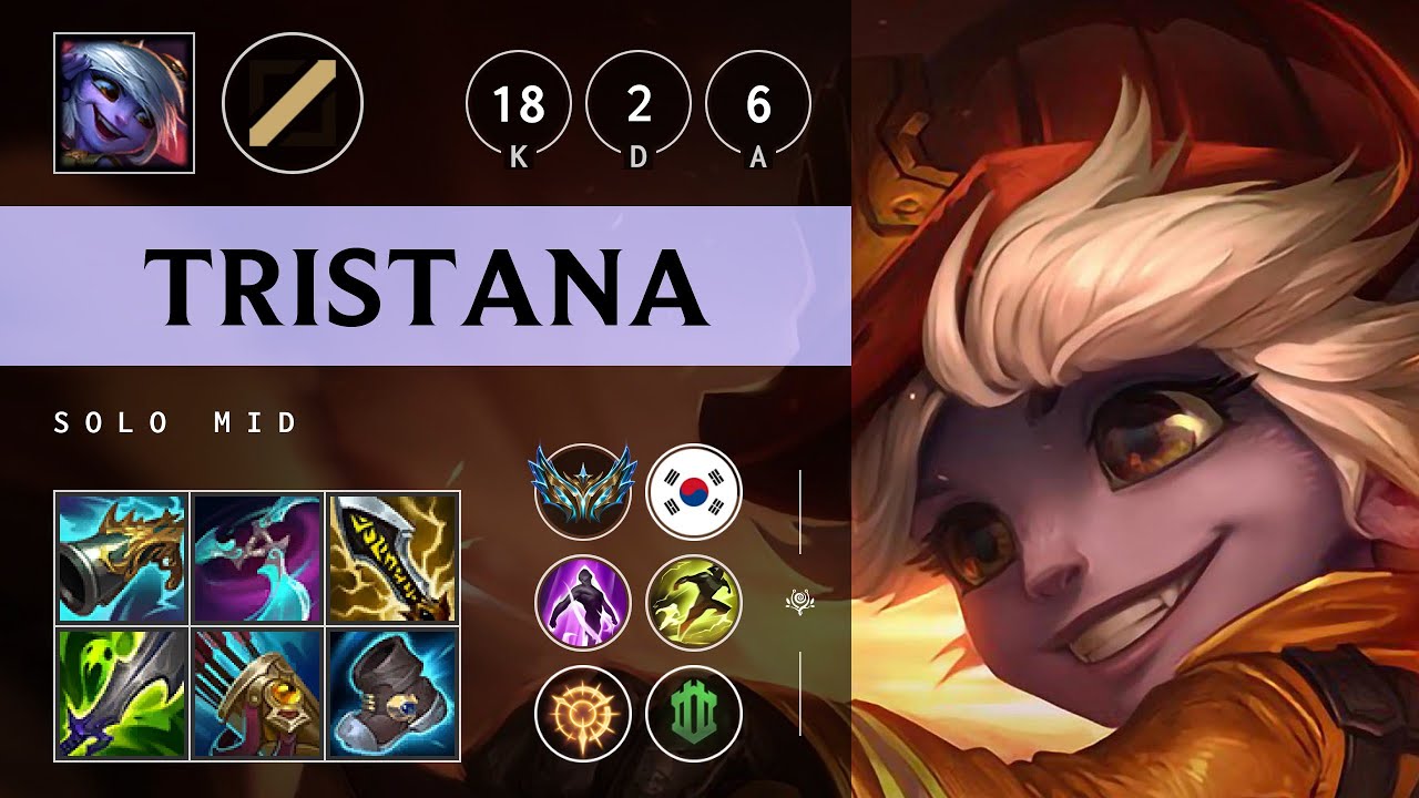 Tristana Mid vs Hwei - KR Challenger Patch 25.S1.2