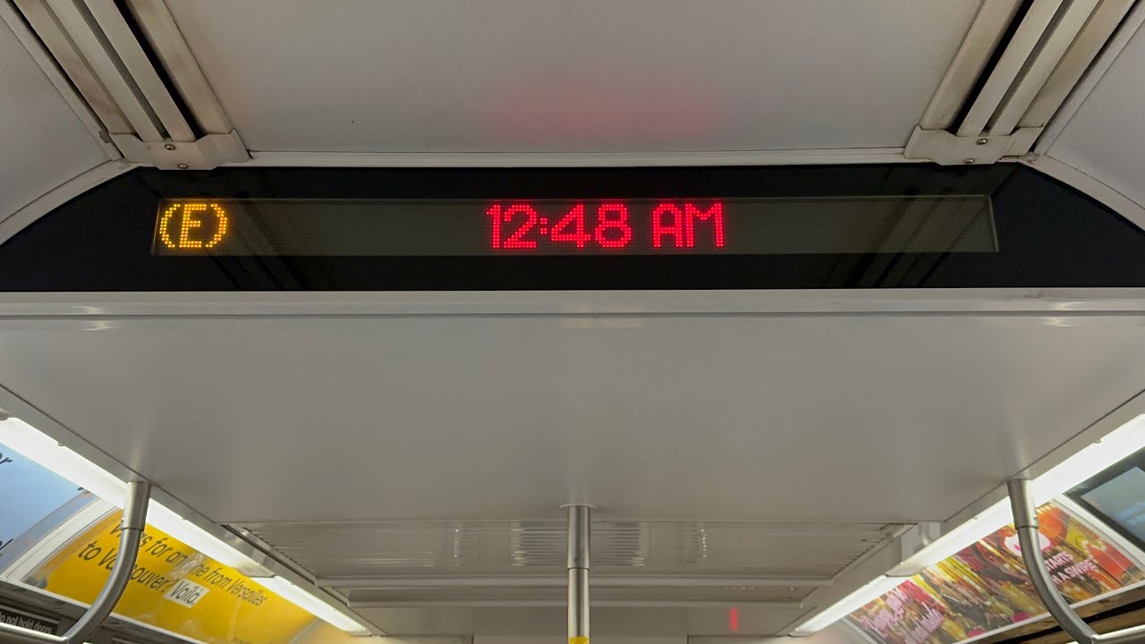 (Late Night) The 8 Avenue Line: R160B E Train Ride from World Trade Center to Jamaica Center