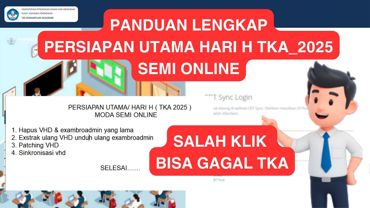 PERSIAPAN PELAKSANAN UTAMA TKA 2025