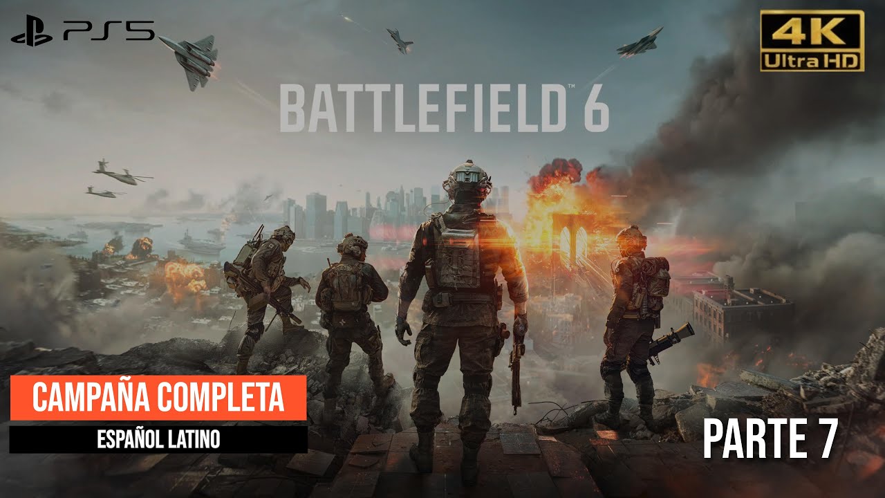 Battlefield 6 4K 60FPS PS5 ⚡ Campaña Completa Español Latino PARTE 7