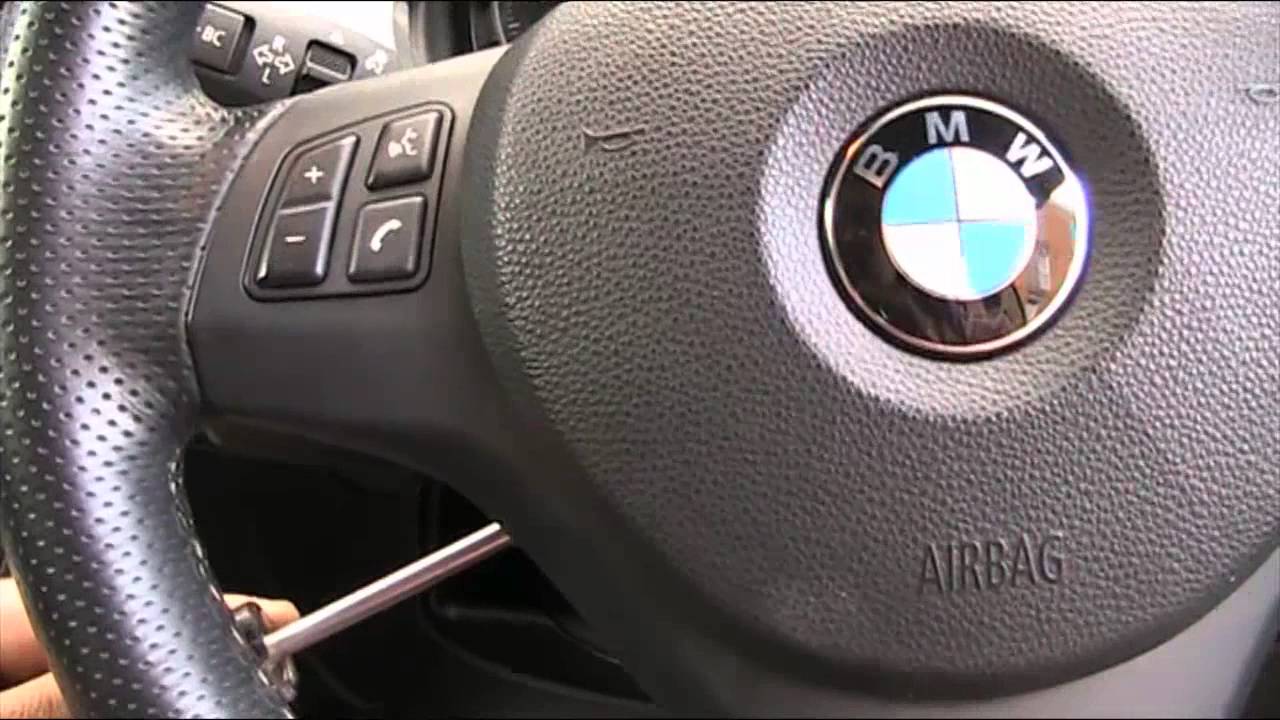 BMW M sport 3 series  & 1 series Steering wheel Airbag removal