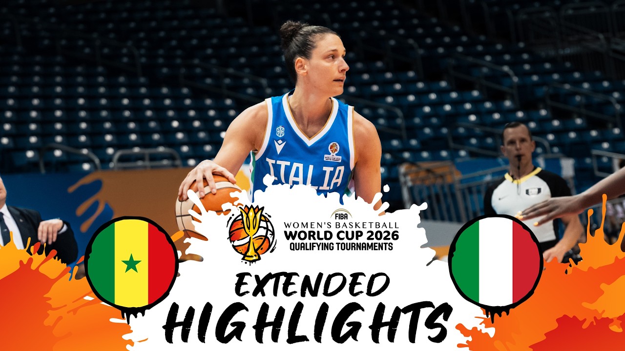 Senegal 🇸🇳 v Italy 🇮🇹 | Extended Highlights | #FIBAWWC 2026 Qualifying Tournament