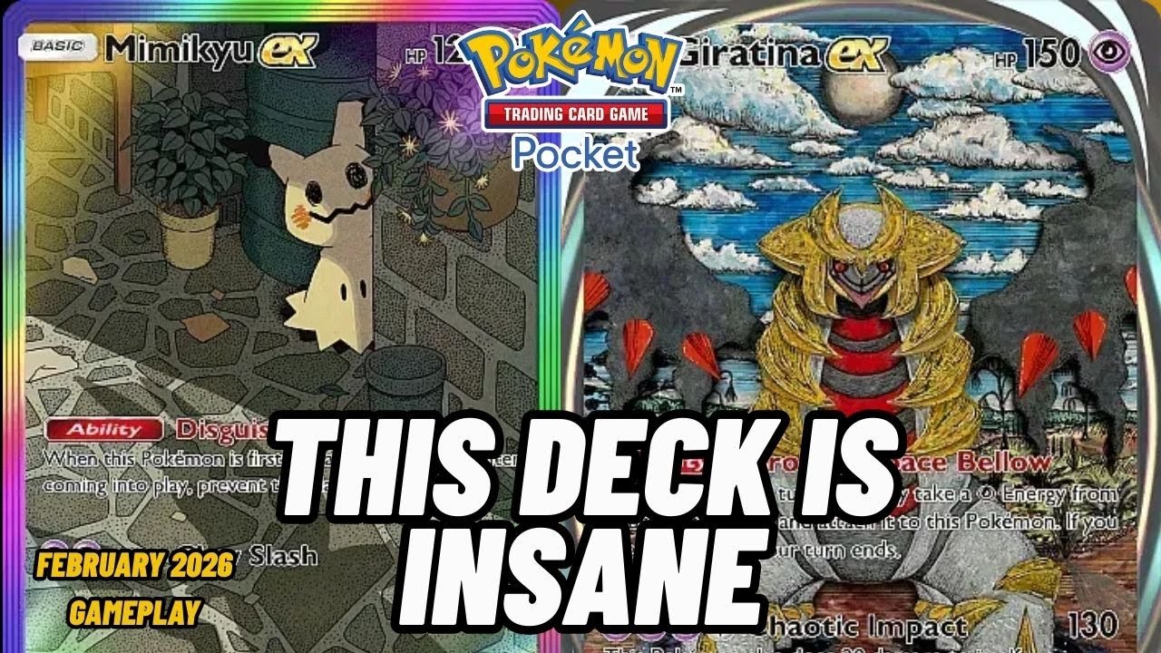 Void Eruption! MIMIKYU ex & GIRATINA ex Explode After Setup! | Pokemon TCG Pocket Gameplay