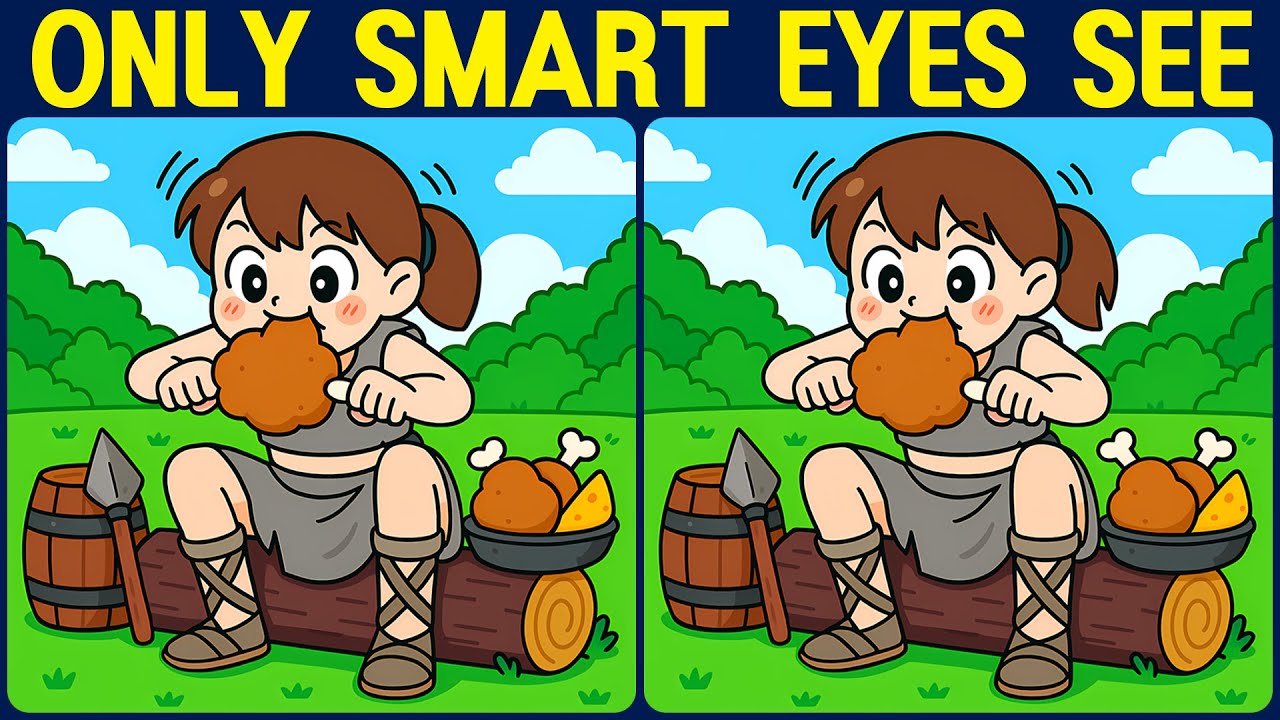 [Spot the Difference Brain Training] The subtle differences will test your attentiveness.