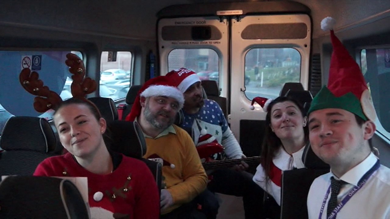 Horizon Academy driving home for Christmas